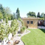 Aménagement de jardin massifs bordure aluminium architecte paysagiste 3D secteur Fougères, Lécousse, Javené, Maen Roch