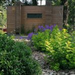 Aménagement de jardin abri de jardin bois sur mesure architecte paysagiste Vitré Rennes